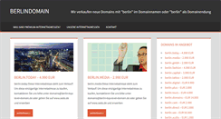 Desktop Screenshot of berlindomain.de